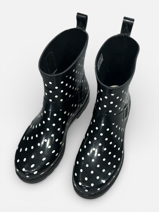 Capelli New York Women's Size 8 Black Ankle Rain Boots - Picture 2 of 8